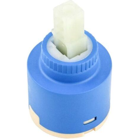 Keramik-Ersatzkartusche, Keramik für Mischbatterie, Keramikkartusche für Küche oder Bad 35 mm, Blau