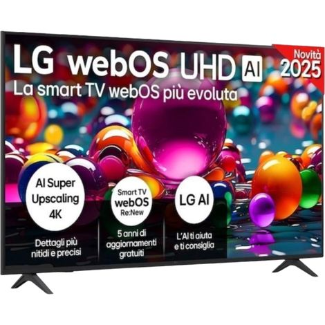 LG 65UA751C TV Hospitality 165,1 cm (65") 4K Ultra HD Smart TV Nero 20 W