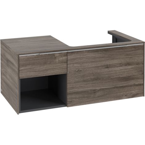 Villeroy & Boch Subway 3.0 armoire sous lavabo, 2 tiroirs, lavabo