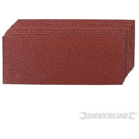 Fogli abrasivi in ossido di alluminio ideali per levigatrici 1/3 offerta silverline-Grana 60 (1/2)
