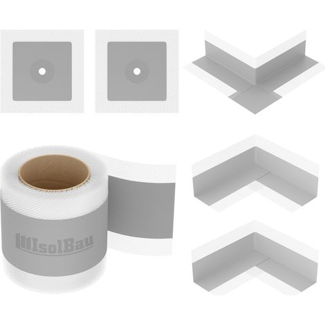 Isolbau Bandset Dichtset Dichtband 10m Innenecke Dusche Bad Dichtmanschetten (1/5)