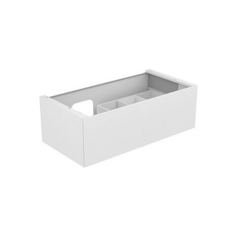 Meuble sous-vasque EDITION 11 PLANNING 1050 x 350 x 535 mm, découpe siphon gauche violet (RAL 4007) KEUCO