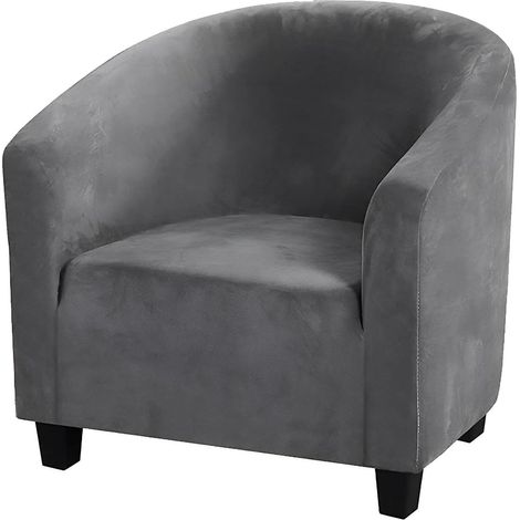 Housses de fauteuils club, housses de chaises de bain en velours élastique, housses de canapés et fauteuils souples (1/5)