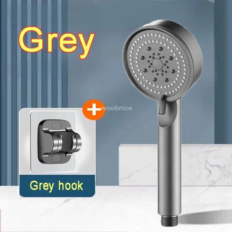 (Style 5) Pommeau de douche/robinet de lavabo haute pression, 5 modes réglables, flexible, économie d'eau, arrêt automatique. Accessoires de salle de bain. (1/5)