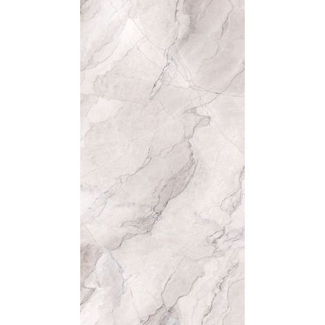 Carrelage sol / mur effet marbre blanc CAMOUFLAGE l.60 x L.120 cm Semi-brillant  LIMCARO