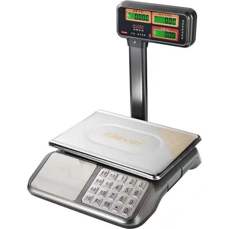 Digital Checkweigher Scale, 40kg Capacity, Dual LCD Display