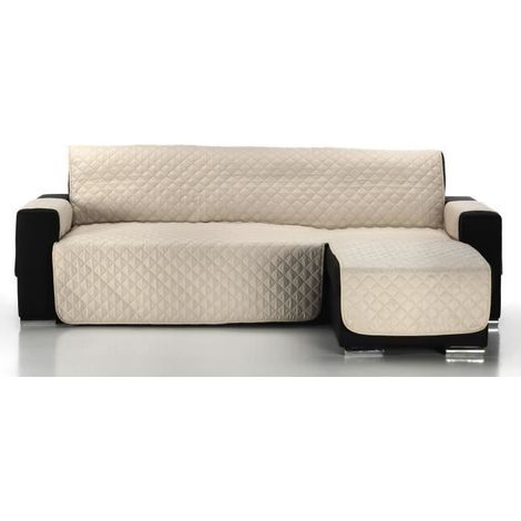 Couvre-canapé d´angle Matelassé Alvin, Angle à droite, Taille 200cm, couleur Beige. COMPOSITION:
100% polyester.