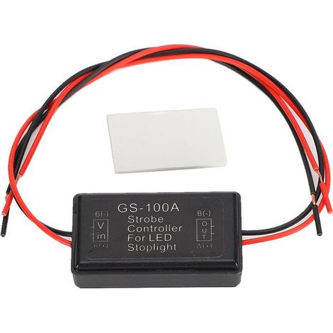 SJLERST Contrleur stroboscopique de Flash intelligent de voiture, pour feu arrière de frein à montage élevé LED (1/5)