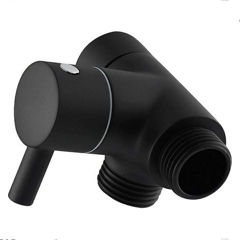 Interrupteur de bras de douche, composant en laiton G1/2 pour système de douche à trois voies, compatible avec les pommeaux de douche fixes et à main. A