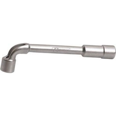 Clé à pipe débouchée 21mm 12/6 pans – Acier forgé chromé vanadium – Finition satinée pour accès facile dans espaces restreints (1/4)