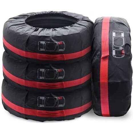 BUNTHAUS Ensemble de 4 housses de roue de secours étanches 18-22 pouces (diamètre 80 cm)