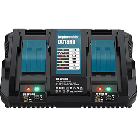 Batería recargable, capacidad de 8000 mAh, funciones de seguridad, cargador de 6 A. (1/2)