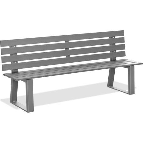Andrys Panchina Giardino con Gambe in Stampato a U 4x8x4cm - 150x50x82cm