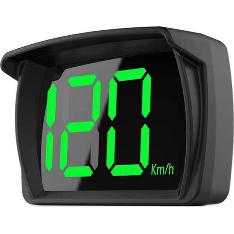 Compteur de vitesse GPS numérique 2023 pour voiture, affichage tête haute (HUD), mph/km/h, boussole, alarme de survitesse (1/5)