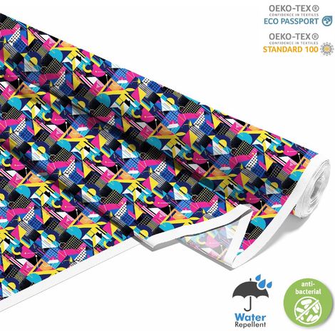 OUTDOOR DEKOSTOFFE OXFORD - Motiv Geometrisch I DX3433