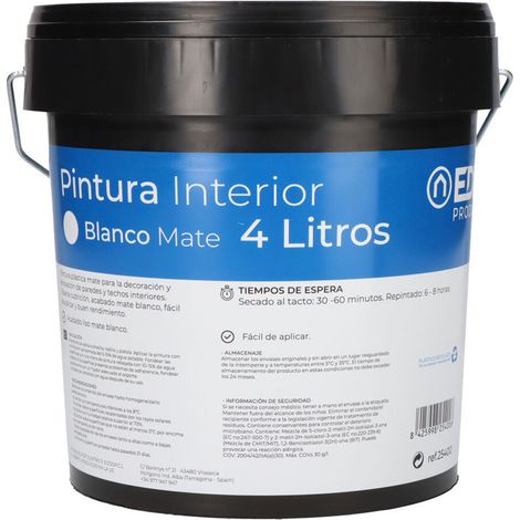 S.of. Peinture Plastique Mat Interieur Blanc 4l Edm. (1/4)