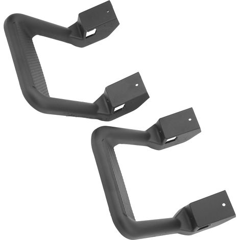 Marchepieds pour camion en aluminium moulé noir, revêtement poudre antidérapant, set universel de remplacement pour Chevy (1/5)