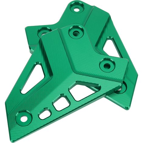 Protecteur de repose-pieds moto plaque arrière talonnière en alliage d'aluminium adaptable Z900 2017-2021 Vert (1/5)