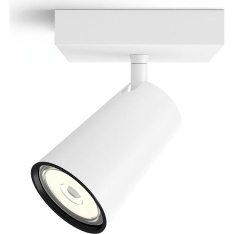 Philips Paisley Faretto da superficie con 1 punto Luce (Bianco) - Attacco GU10 (1/3)
