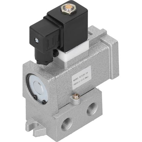 Électrovanne 3/2 voies G3/8 en alliage d'aluminium, 24V DC, K23JD-10 - Commande coupure rapide