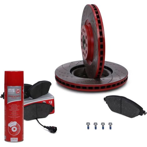 Set di dischi e pastiglie freno sport-extreme anteriori Audi 203022250 (1/4)