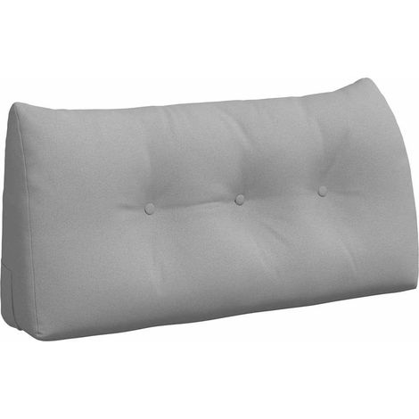 Cuscino per Schiena Grigio Nuvola 100 x 24 x 50 cm Tessuto vidaXL