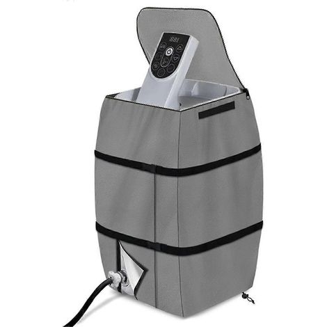 Housse de pompe de chauffage pour spa avec fenêtre supérieure transparente en PVC, étanche et gonflable. (1/5)