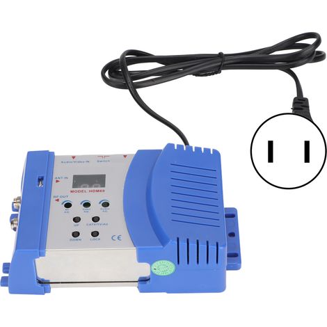 HDMI-zu-RF-PAL/NTSC-Modulator, AV-Konverter für Heimfernseher, 90–240-V-Netzteil, US-Stecker