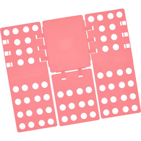 Planche à plier pour t-shirts, facile à utiliser, durable et pratique, rose (1/5)