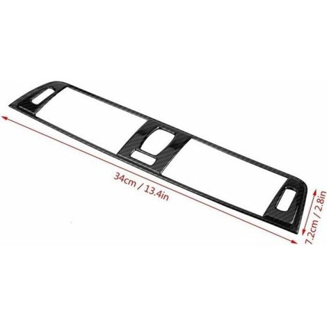 Fibre de Carbone Couverture de la Console Garniture de Climatisation pour série 3 F30 13-18 (1/4)