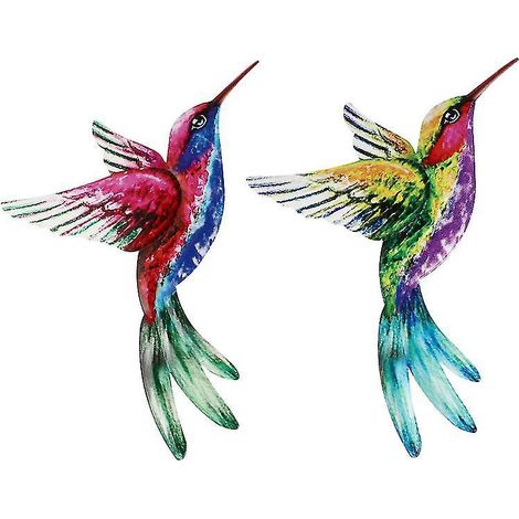 2 Stück Kolibri-Anhänger aus Eisen