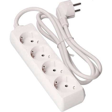 Base multiple 4 tomas t/tl 10/16a schuko 1,5m. 3x1,5mm edm (1/2)