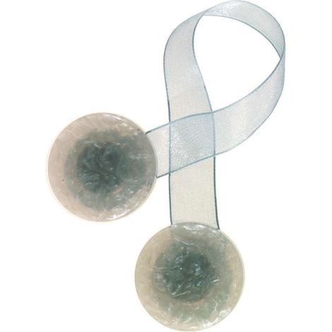 Calamita Bottone Grigio Grande (Con Nastro)