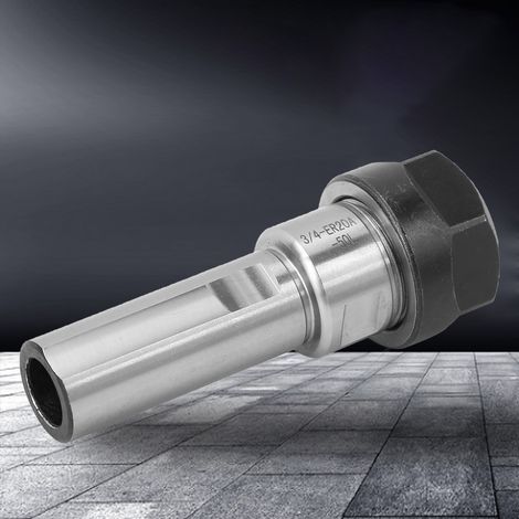 Tige d'extension CNC 3/4" de diamètre, porte-fraiseuse à ressort à tige droite, mandrin à ressort 50L (1/5)