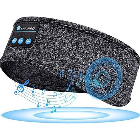 Casque de Sommeil sans Fil - Bluetooth Bandeau de Sport avec Ultra-Fins HD Stéréo Haut-parleurs (1/5)