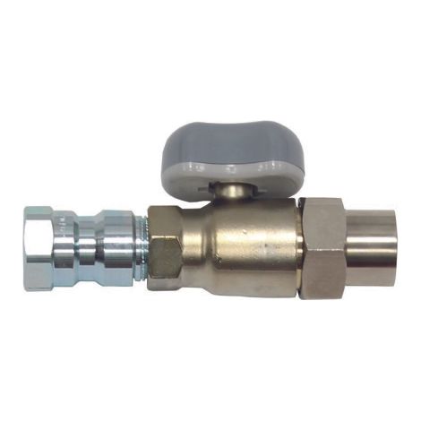 Vaillant Gaskugelhahn Durchgang 300848 3/4", mit Brandschutzeinrichtung (1/3)