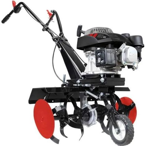 Scheppach MTP560 Benzin-Motorkultivator Rot Leistungsstark
