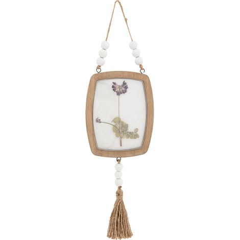 Decoración mural flor Jayden Wood 16x12cm - Atmosphera créateur d'intérieur