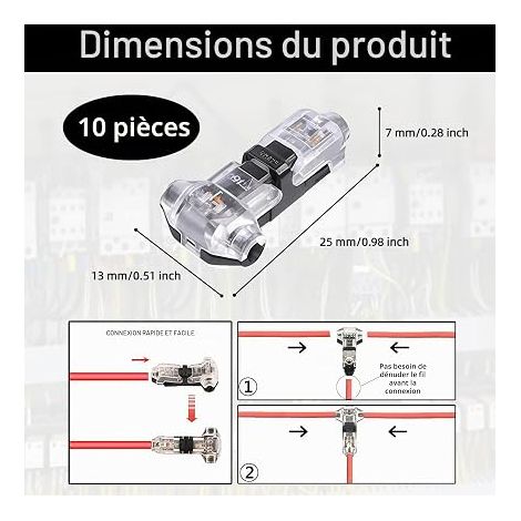 connecteurs d'alimentation CC 5,5x2,5 mm, Prise Jack Femelle à 3 Broches pour Montage sur PCB pour l'électronique DIY, routeurs et systèmes CCTV, Noir