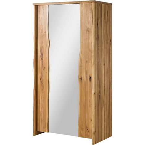 Armadio in legno di quercia selvatica 100x60x204 oliato naturale PURE OAK 113