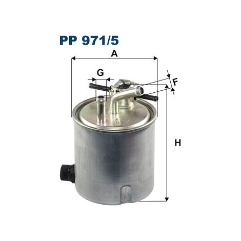 Filtro de combustible PP971/5 filtron