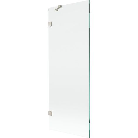 Mexen Lunar mampara de ducha de 1 hoja 70 x 150 cm, transparente, níquel cepillado - 897-070-000-97-00 (1/5)