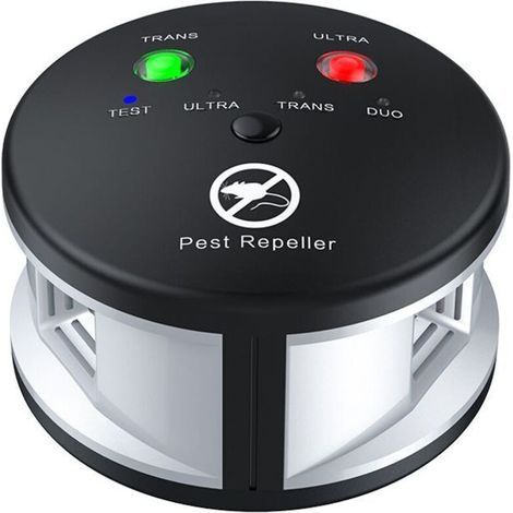 Répulsif ultrason 360° anti rats, souris, rongeurs, cafards et insectes. Fréquences variables puissantes, une portée de 550 m2. Solution Écologique Efficace anti-nuisibles sans produits (1/5)
