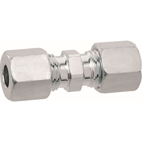 Raccord vissé GOK 0770400 12 x 12 mm, série L, droit, avec bague coupante type D