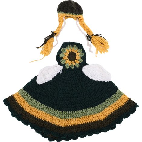 Tenue d'Autocollant pour Décoration de Porche - Ensemble de Costume d'Oie en Tissage Manuel pour Jardin et Cour (1/5)