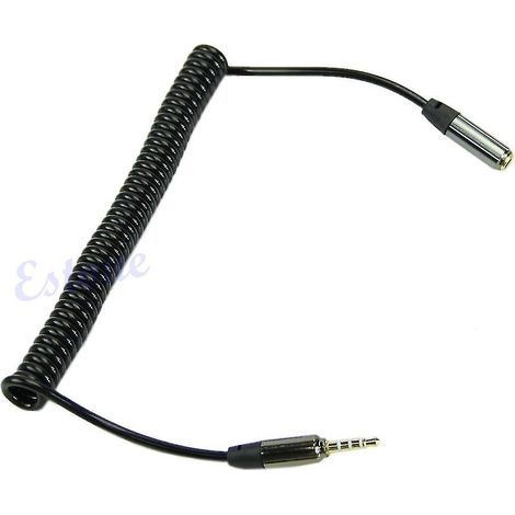 3,5-mm-Klinkenstecker auf 3,5-mm-Klinkenbuchse Stereo-Audio-Adapterkabel für Kopfhörer (1/4)