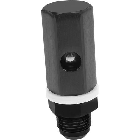 Soupape D évent de Réservoir en Alliage D aluminium Noir Clapet Anti Retour Unidirectionnel et Connecteur Standard An10 pour (1/5)