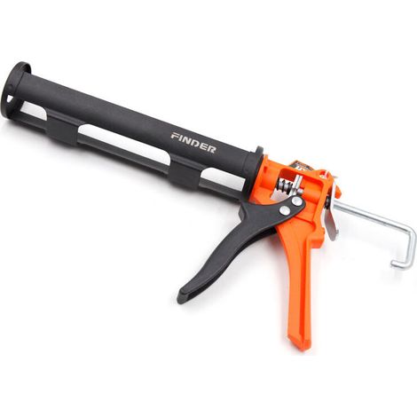 Pistola per calafataggio, cartuccia da 10 oz, capacità standard, telaio rotante, pistola per calafataggio con comoda impugnatura ergonomica, ideale per uso industriale e fai da te