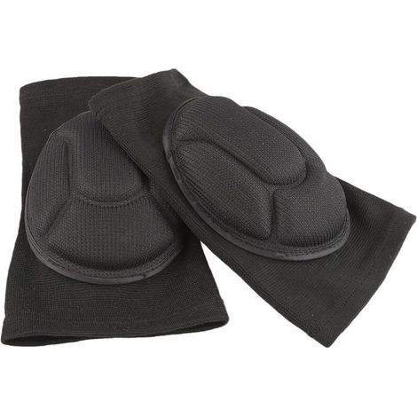 Genouillères professionnelles pour le travail, genouillères confortables pour sols abrasifs pour le jardinage et la danse de chantier, 1 paire de mousse élastique antichoc (1/5)