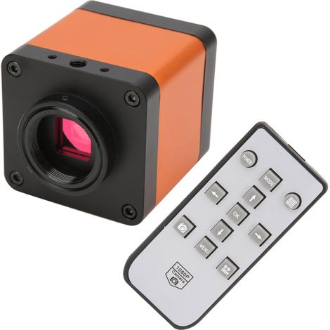 Caméra de microscope industrielle, caméra vidéo numérique haute définition 1080P 60fps 2K 20 mégapixels, compatible avec CPU AC100-240V Prise européenne. (1/5)